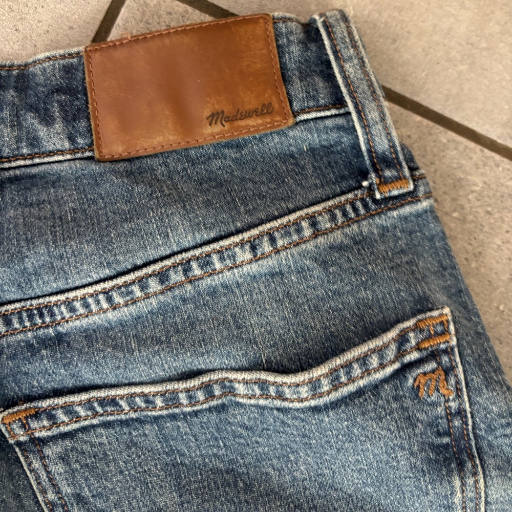 MADEWELL high rise boyfriend jean